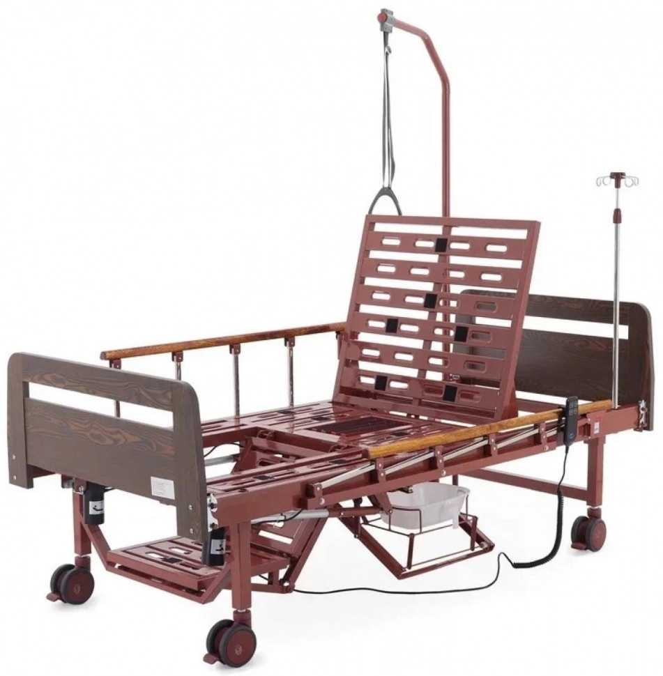 Кровать электрическая MMED-MOS YG-2 (ЛДСП кор, 6 секций, матрас, уголки, столик, ванночка, К, ТУ)